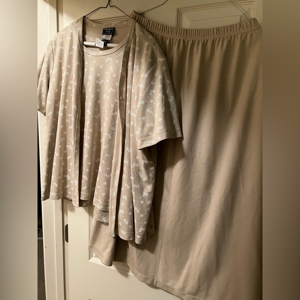 3 piece tan set